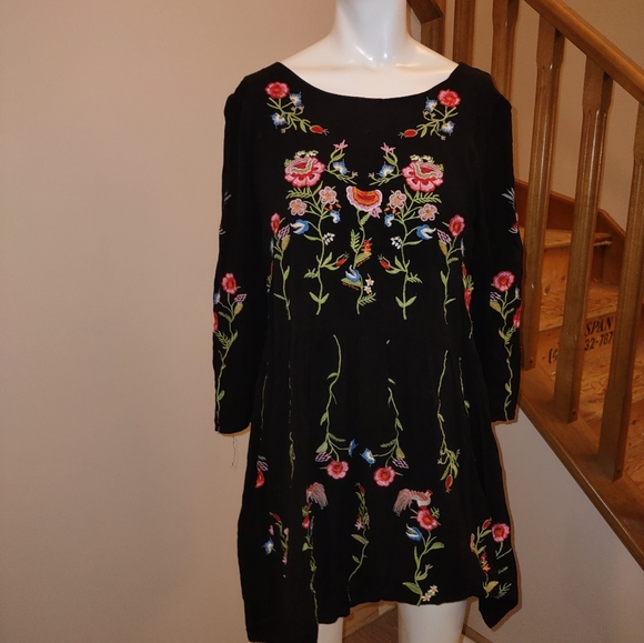 Maeve for Anthropologie floral embroidered dress - Picture 2 of 7